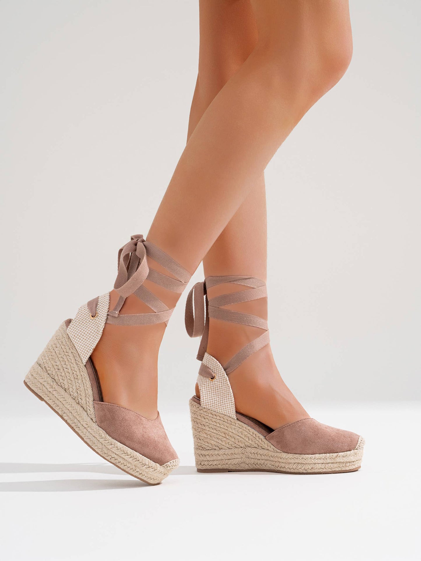 Basic High Wedge Espadrille Sandals