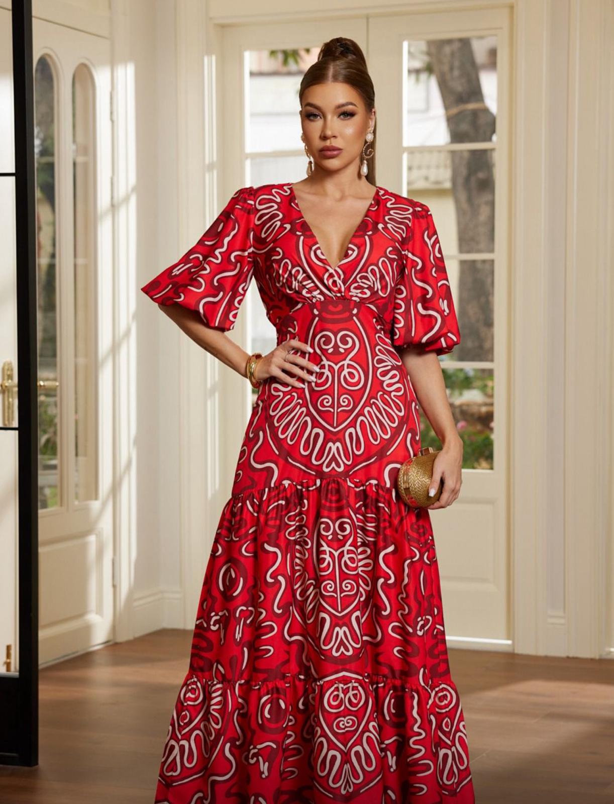 Vestido largo de princesa