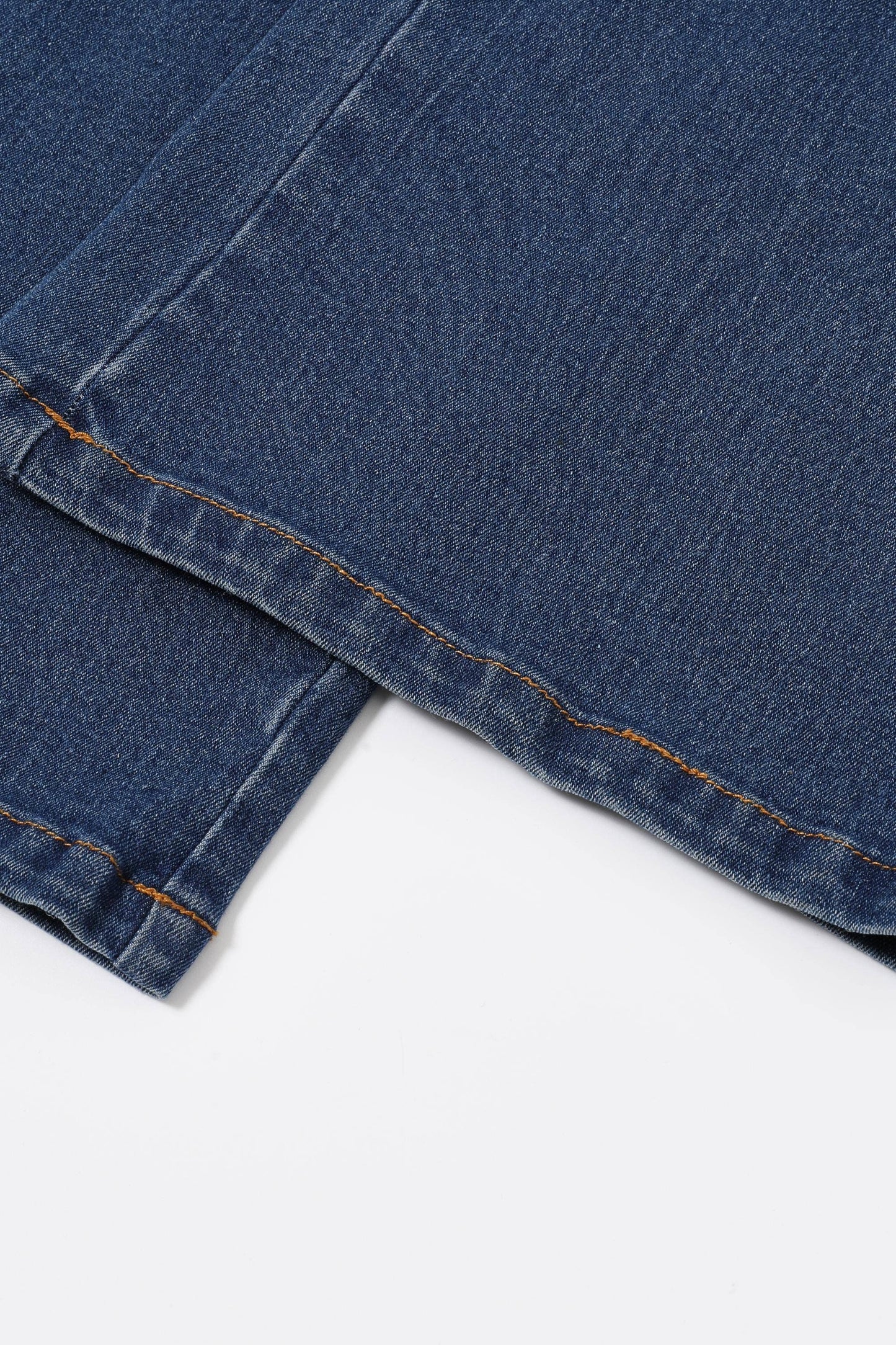 Rodeo Run Denim Long Vest Set