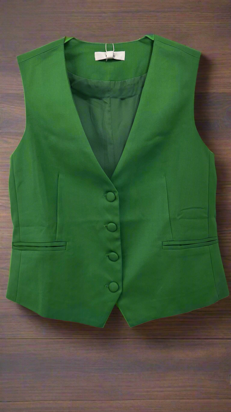 Karla Solid Color Vest