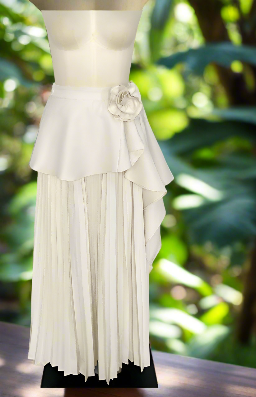 Rossi Pleated Maxi Skirt