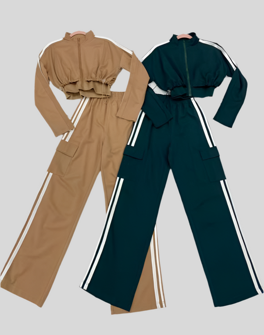 SIMONE JACKET-TRACK PANTS SET
