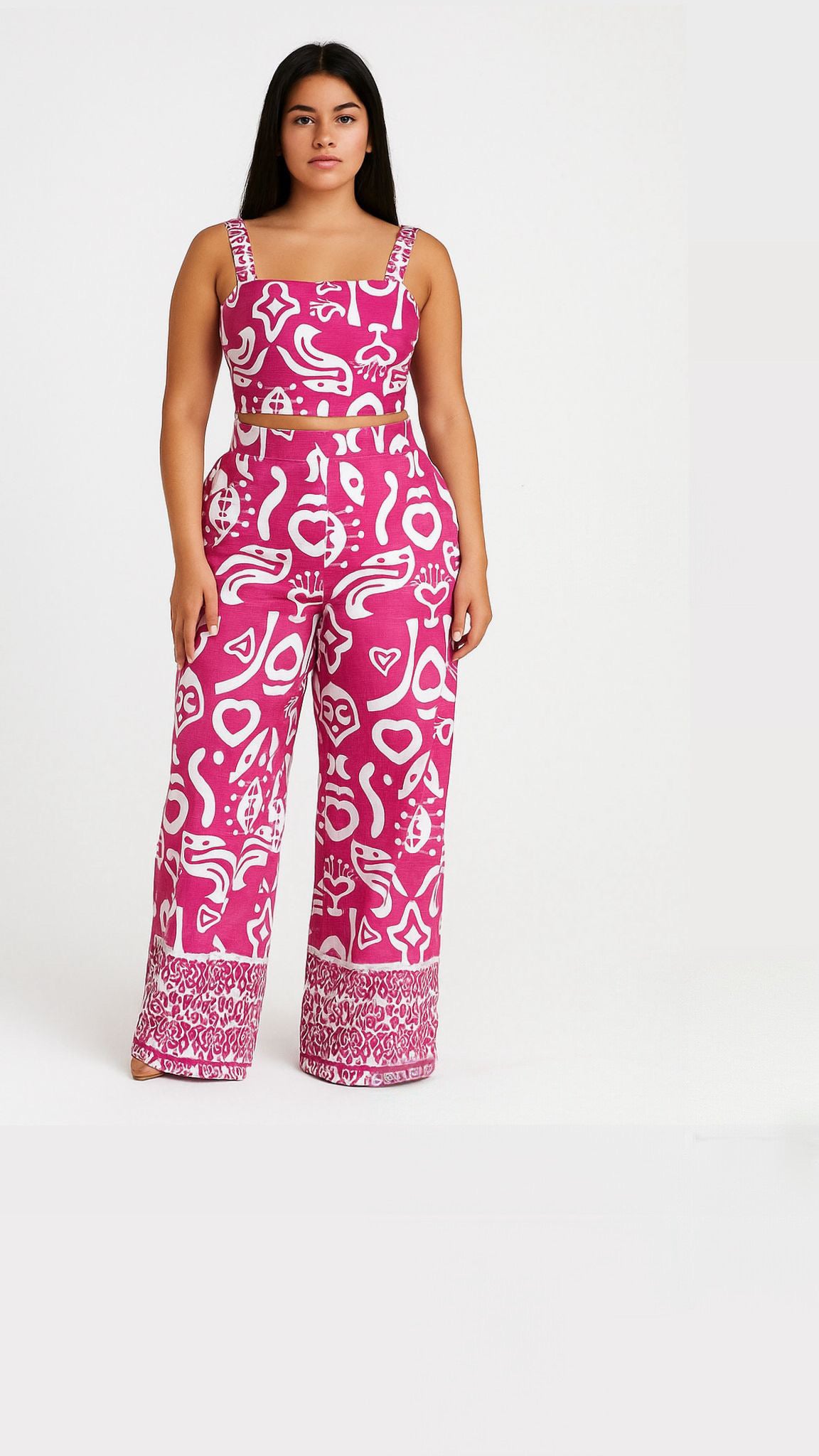 Susanna Printed Pants & Top SET