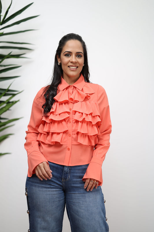 Lola Ruffle Blouse