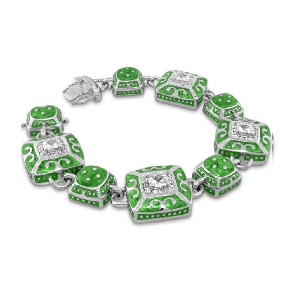 Enamel Engagement Bracelet