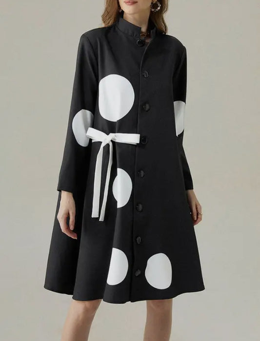 Long Sleeve Asymmetric Dress