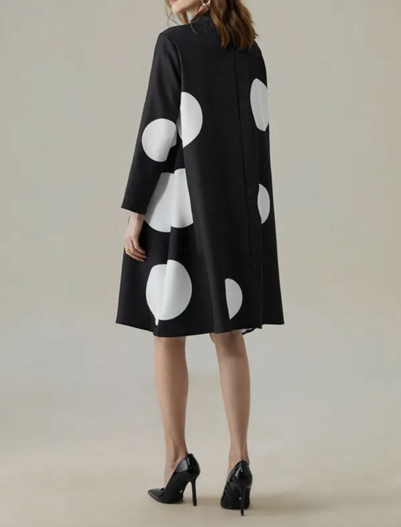 Long Sleeve Asymmetric Dress