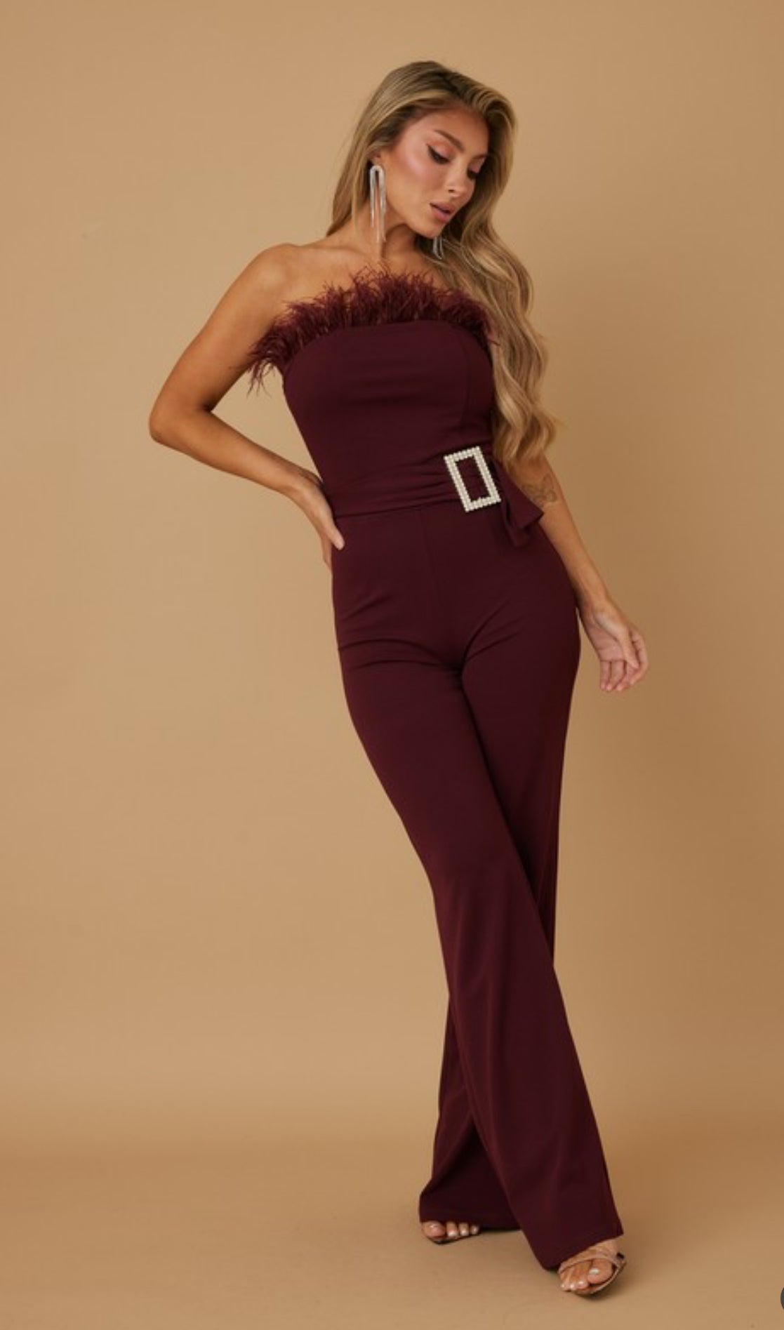 Leydi Strapless Jumpsuit