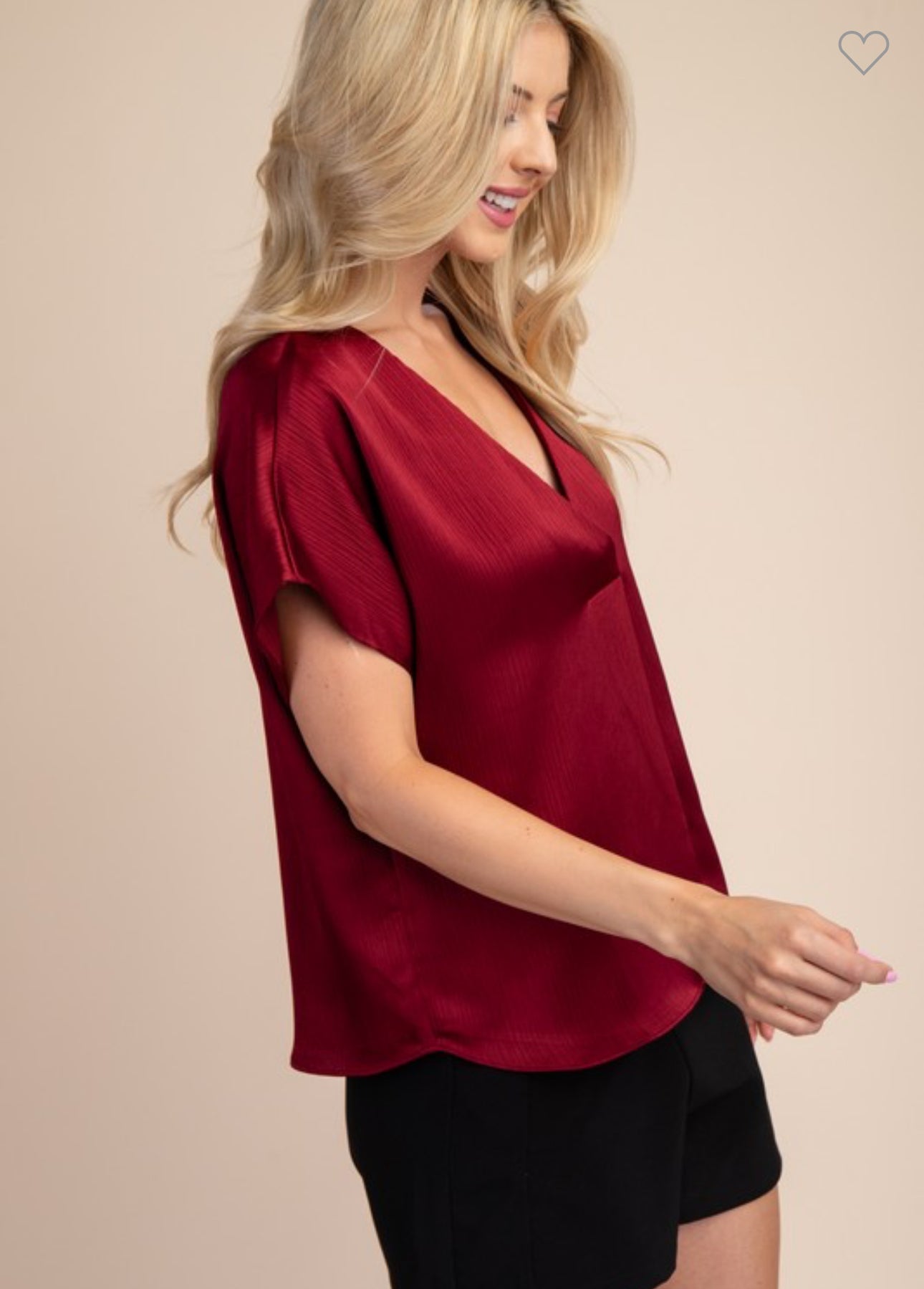 Anna Satin Blouse