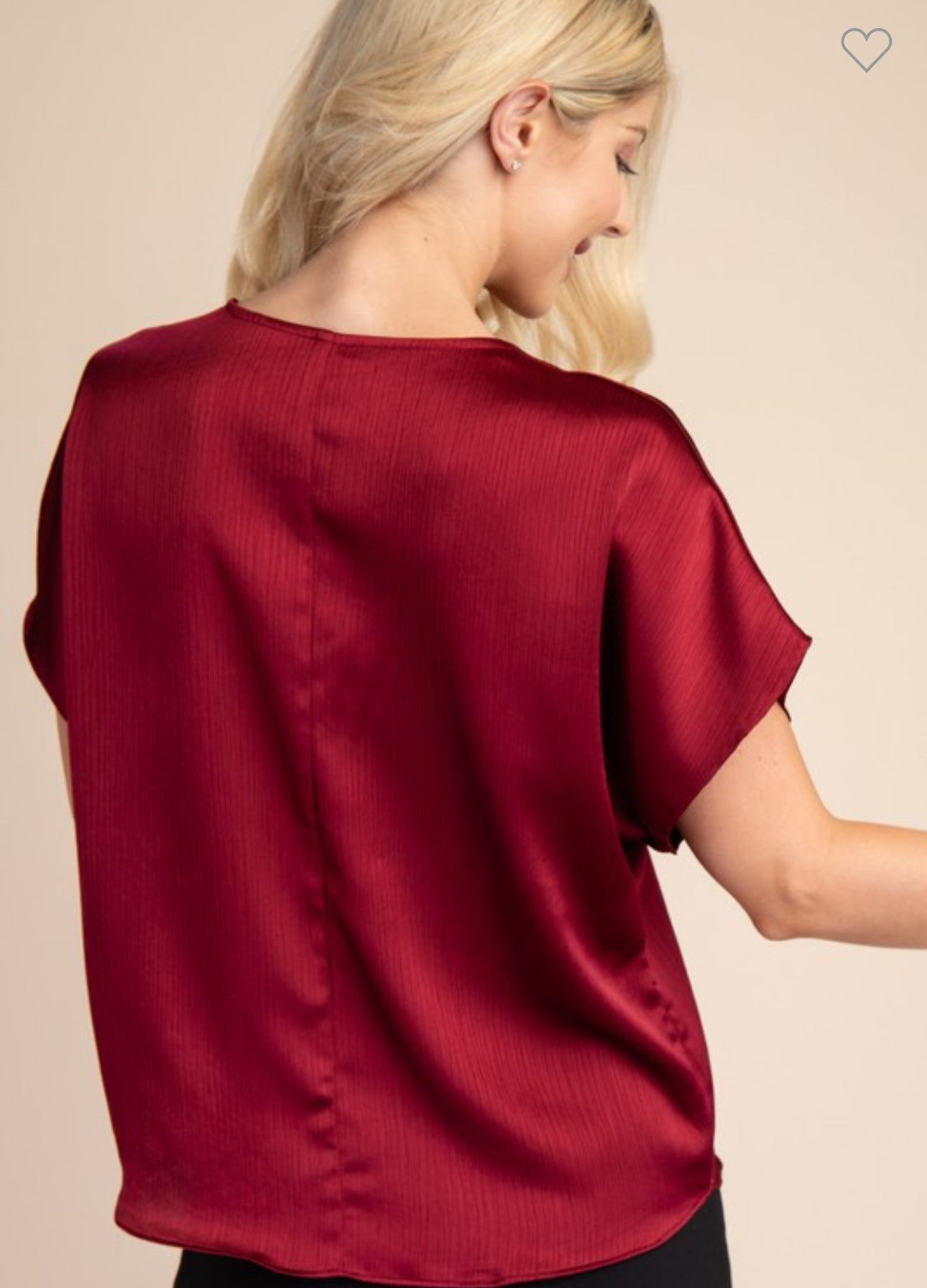 Anna Satin Blouse