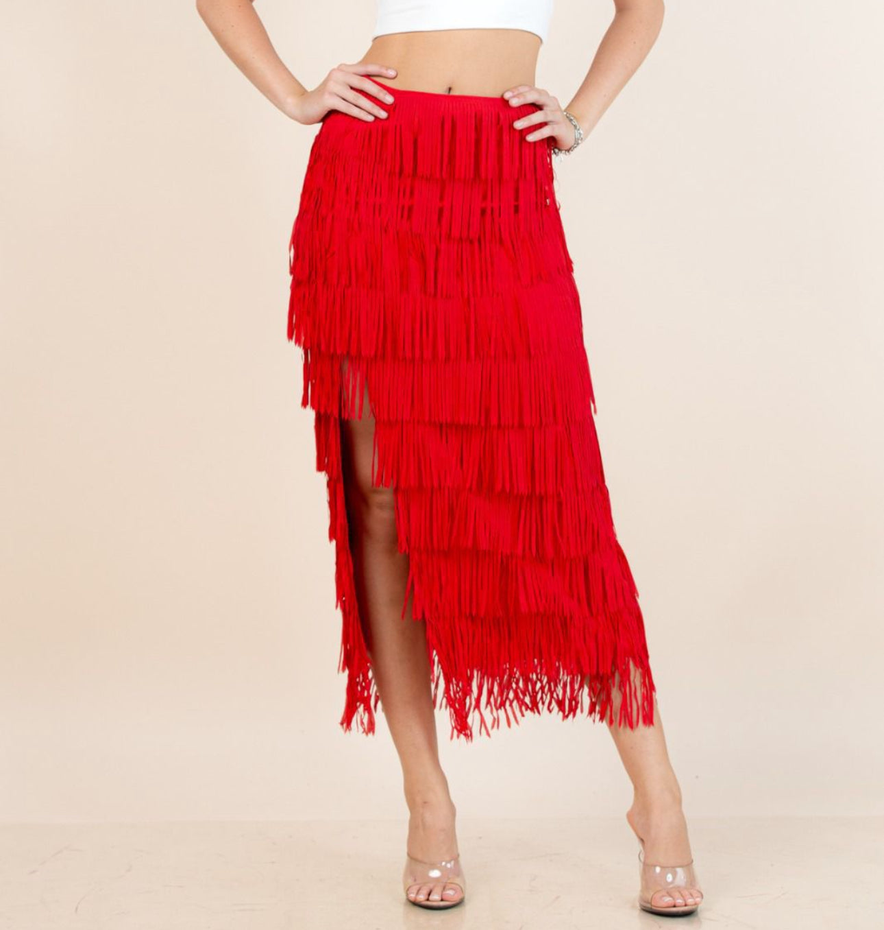 Carina Fringe Skirt