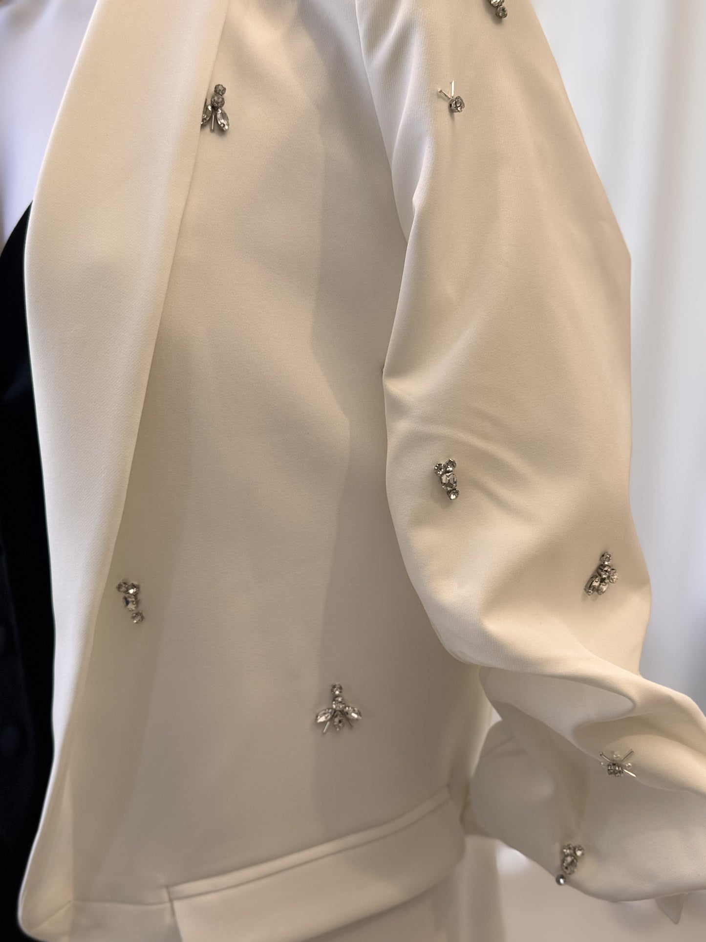 Belkis Rhinestone Detail Blazer