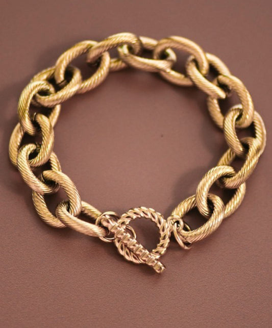 Non-Tarnish chunky chain link Bracelet