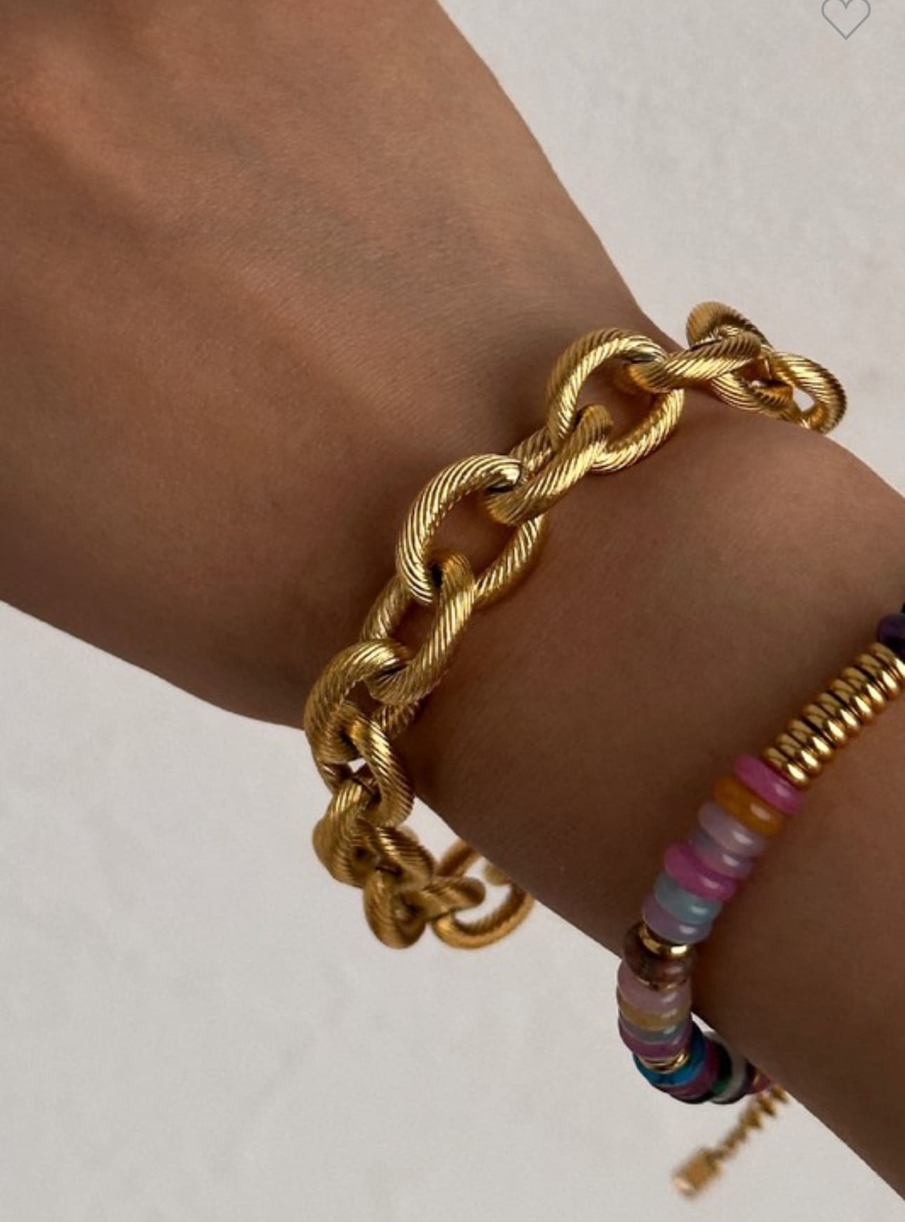 Non-Tarnish chunky chain link Bracelet
