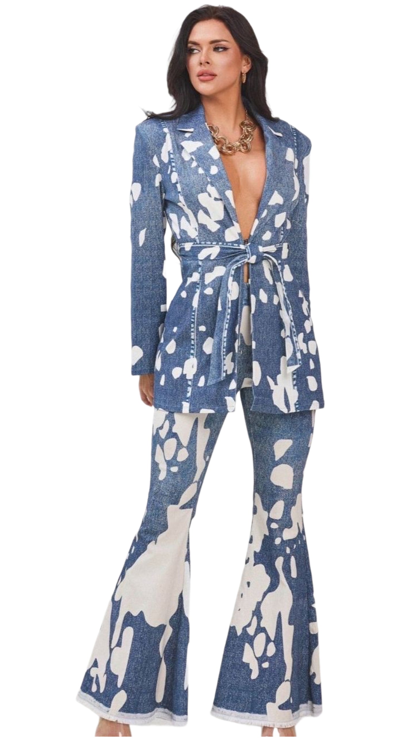 Elaine Blazer & Pants Set