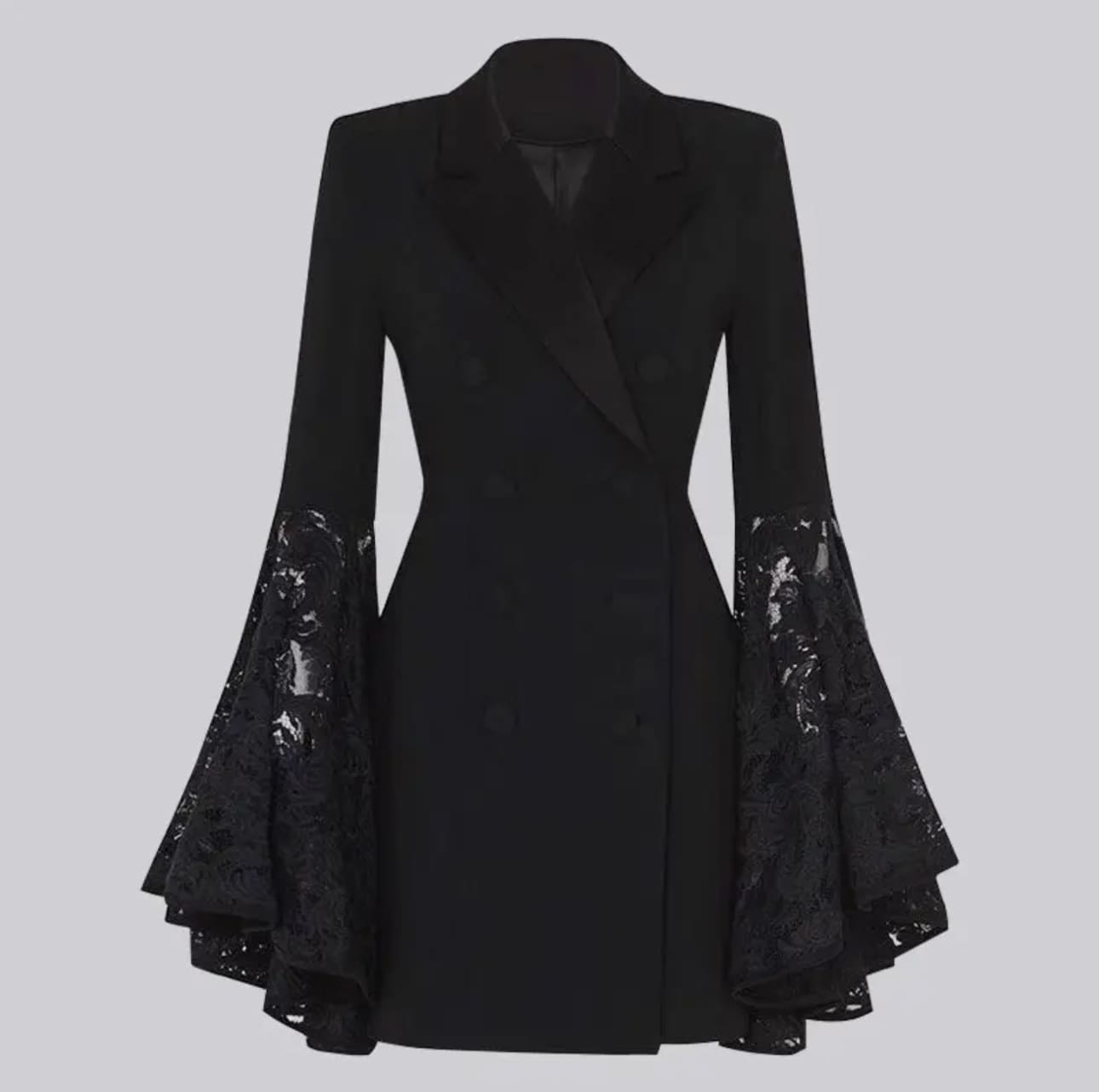 Blazer de noche con mangas de encaje Melanie Suit