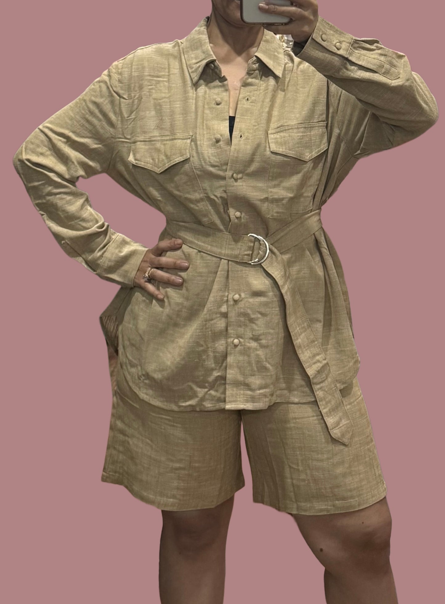 Catalina Linen Short and Top Set