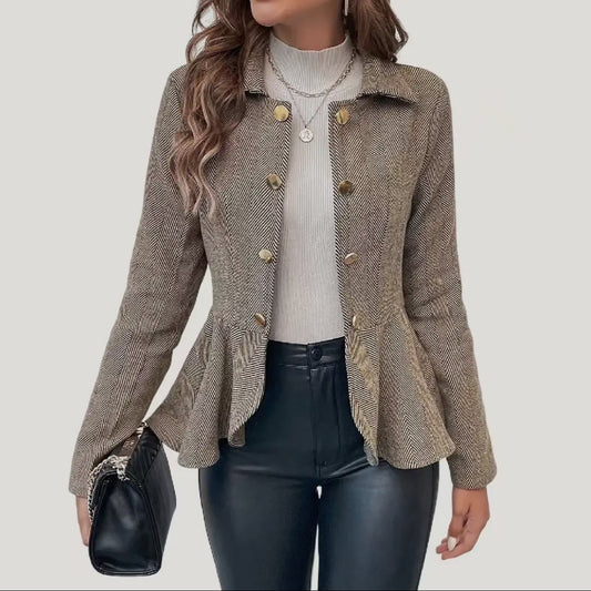 Lightweight Collared Long Sleeve Blazer