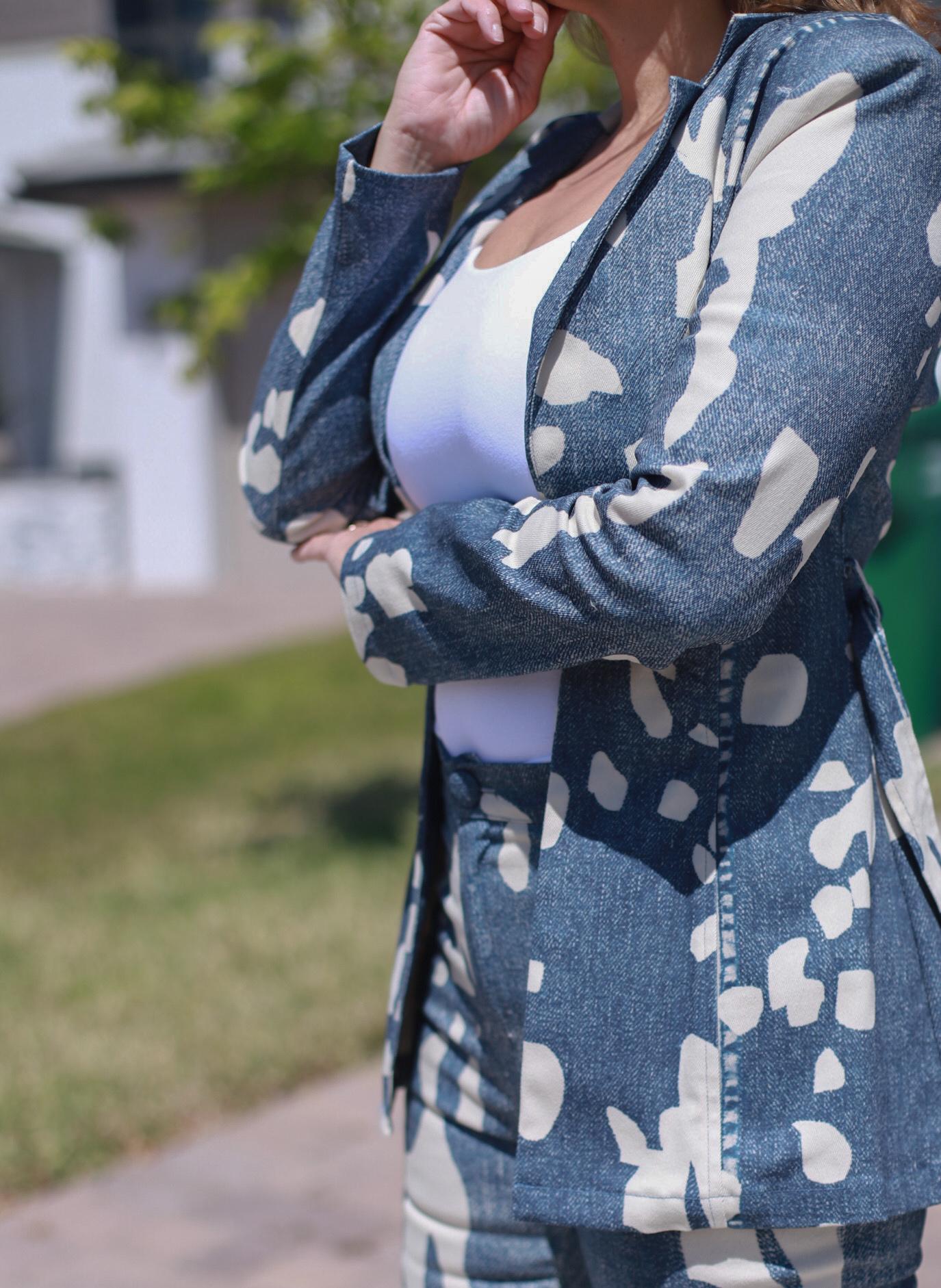 Elaine Blazer & Pants Set