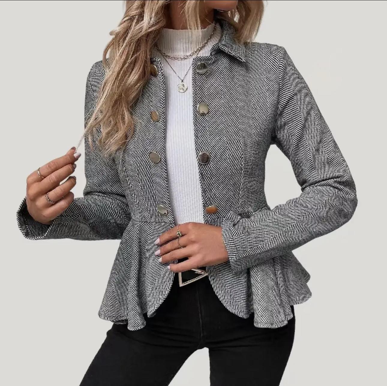 Lightweight Collared Long Sleeve Blazer