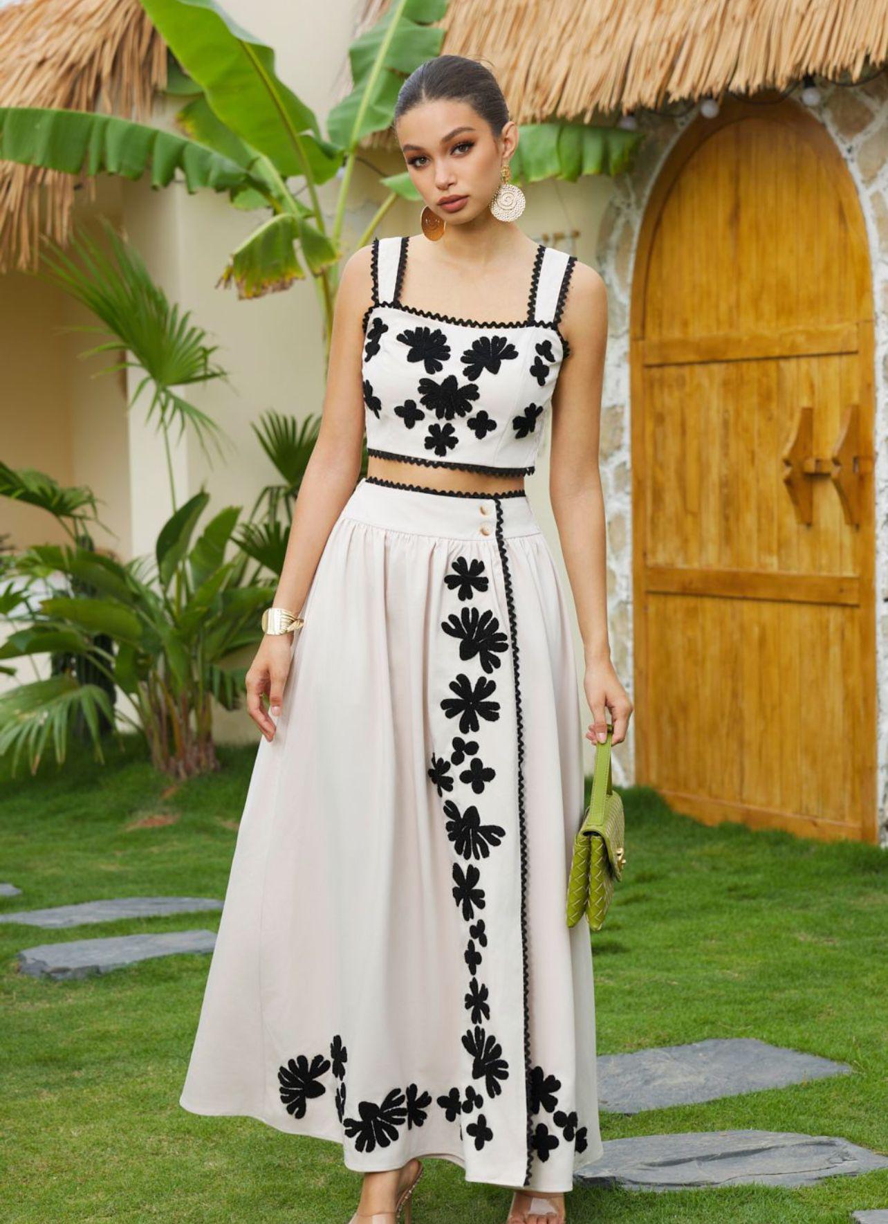 Berry Skirt Set