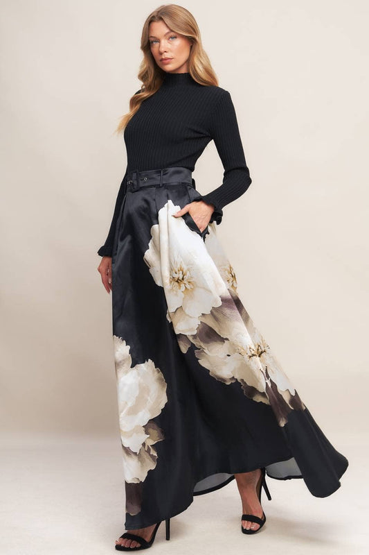 A maxi skirt