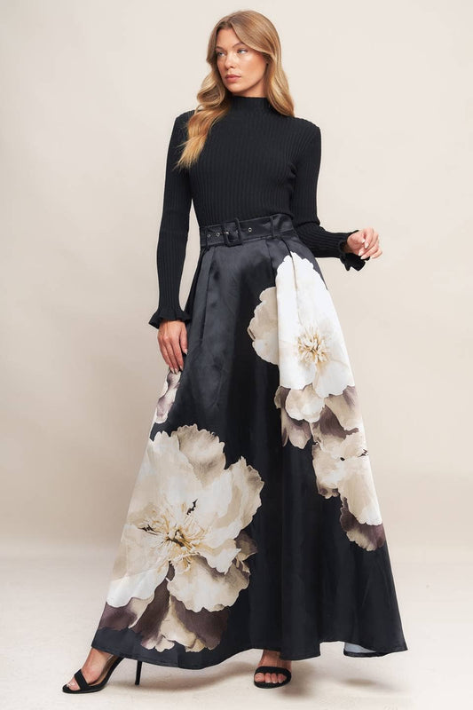 A maxi skirt