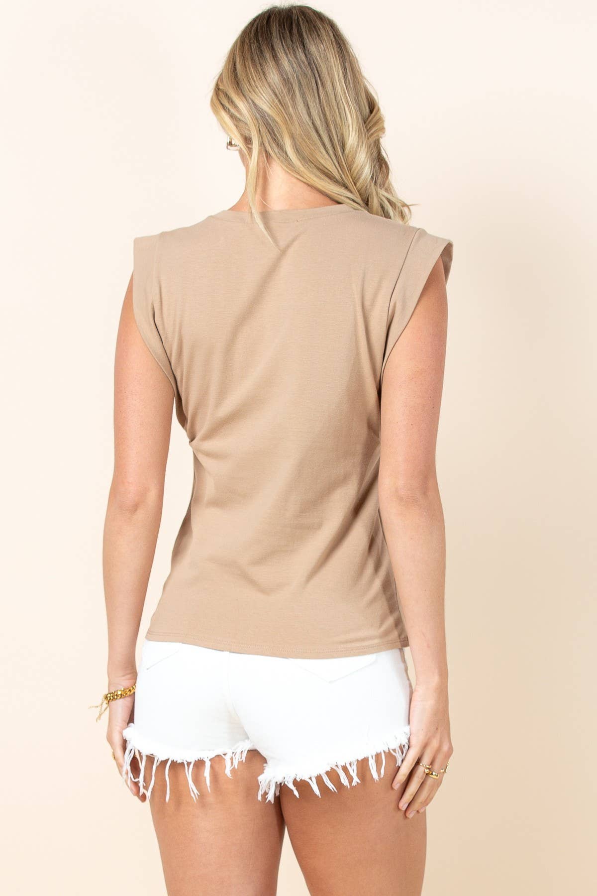 T1632-6252-Lydia Traveler Bear Girl Double Inner Tank Top