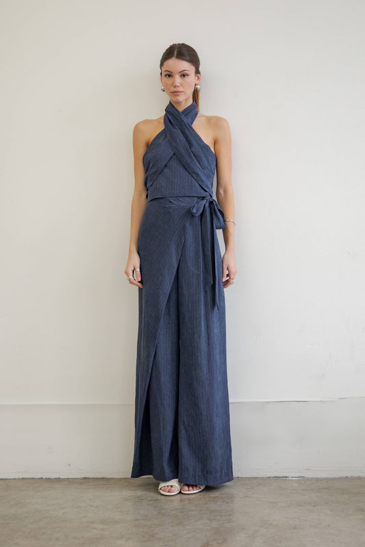 Valeria Wrap Palazzo Pants
