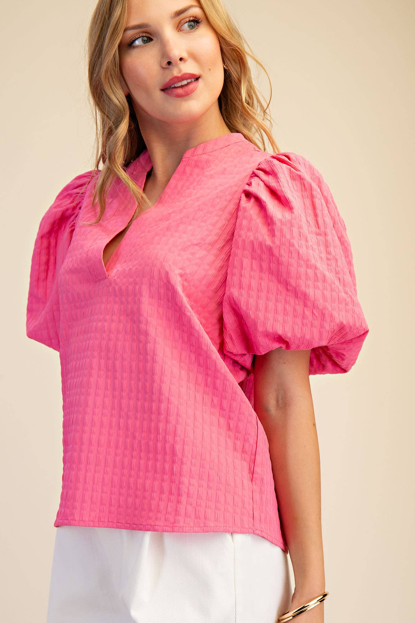 Aurielle Puff Elegance Blouse