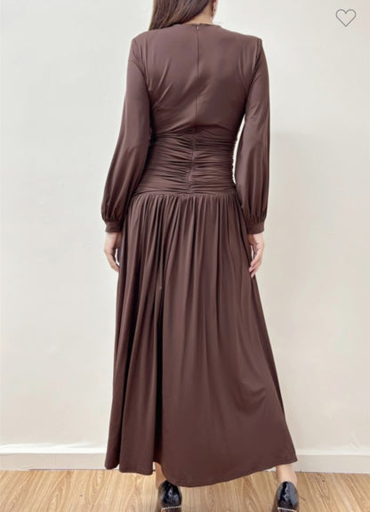 Siren Draped Maxi Dress