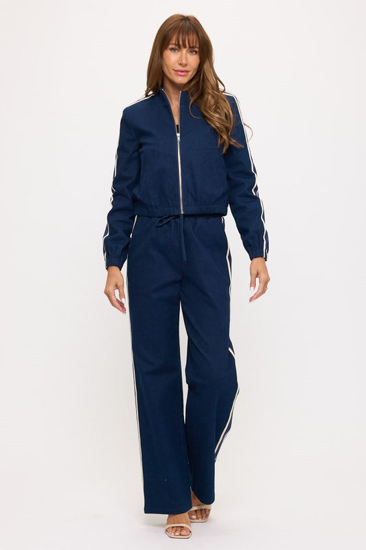 Mery Denim stripe 2 pcs set