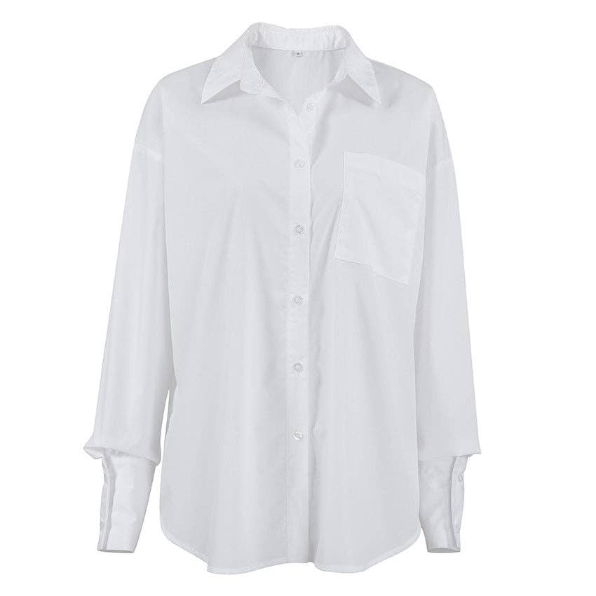 Ivory Oversized Luxe Shirt