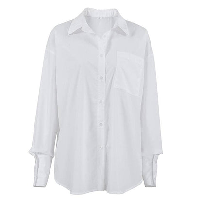 Ivory Oversized Luxe Shirt