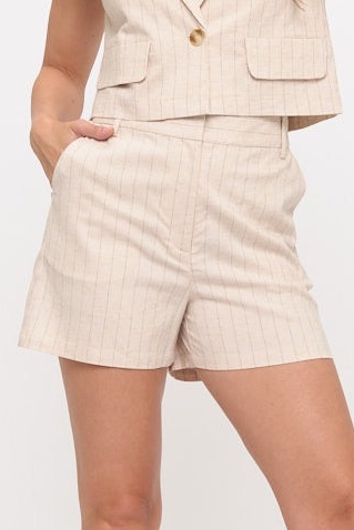 Sahara Pinstripe Luxe short