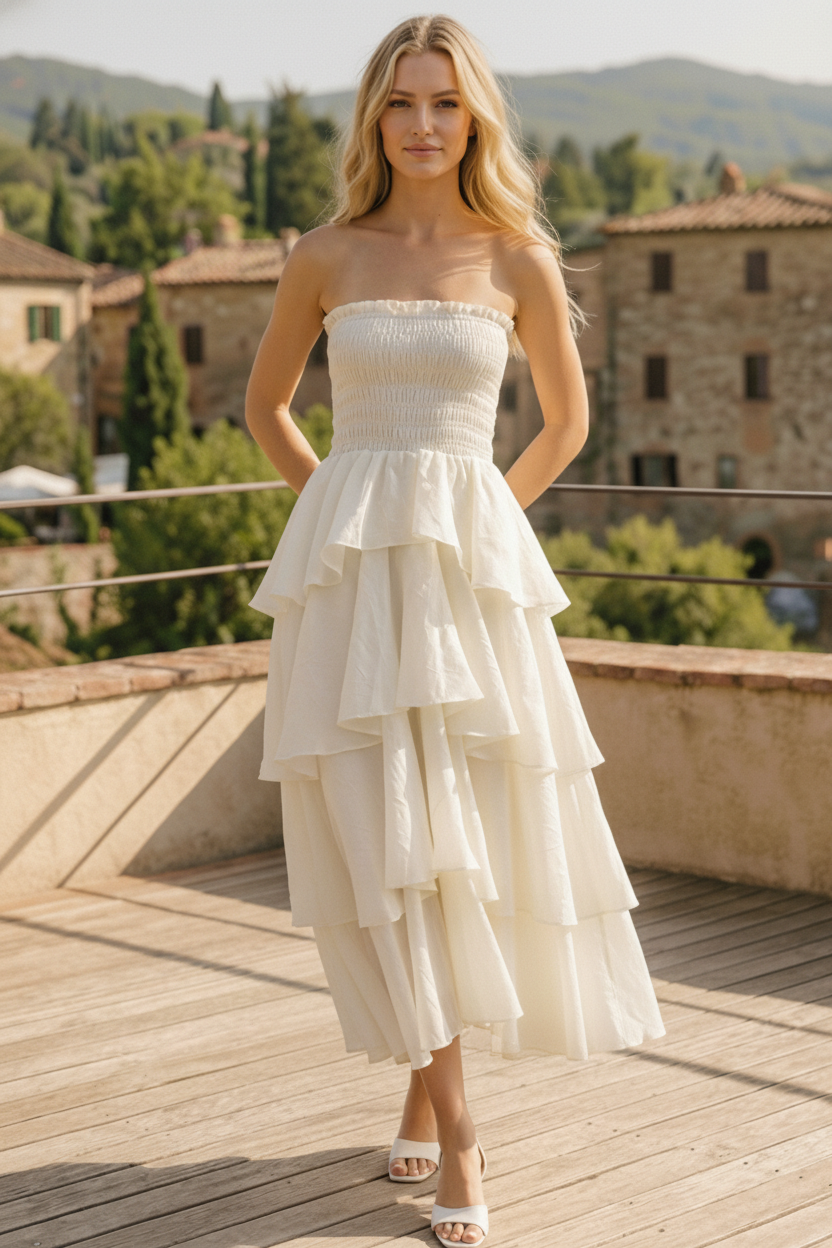 Sienna Romance Tiered Maxi Dress