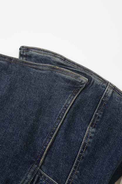 Midnight Sculpt Denim Corset