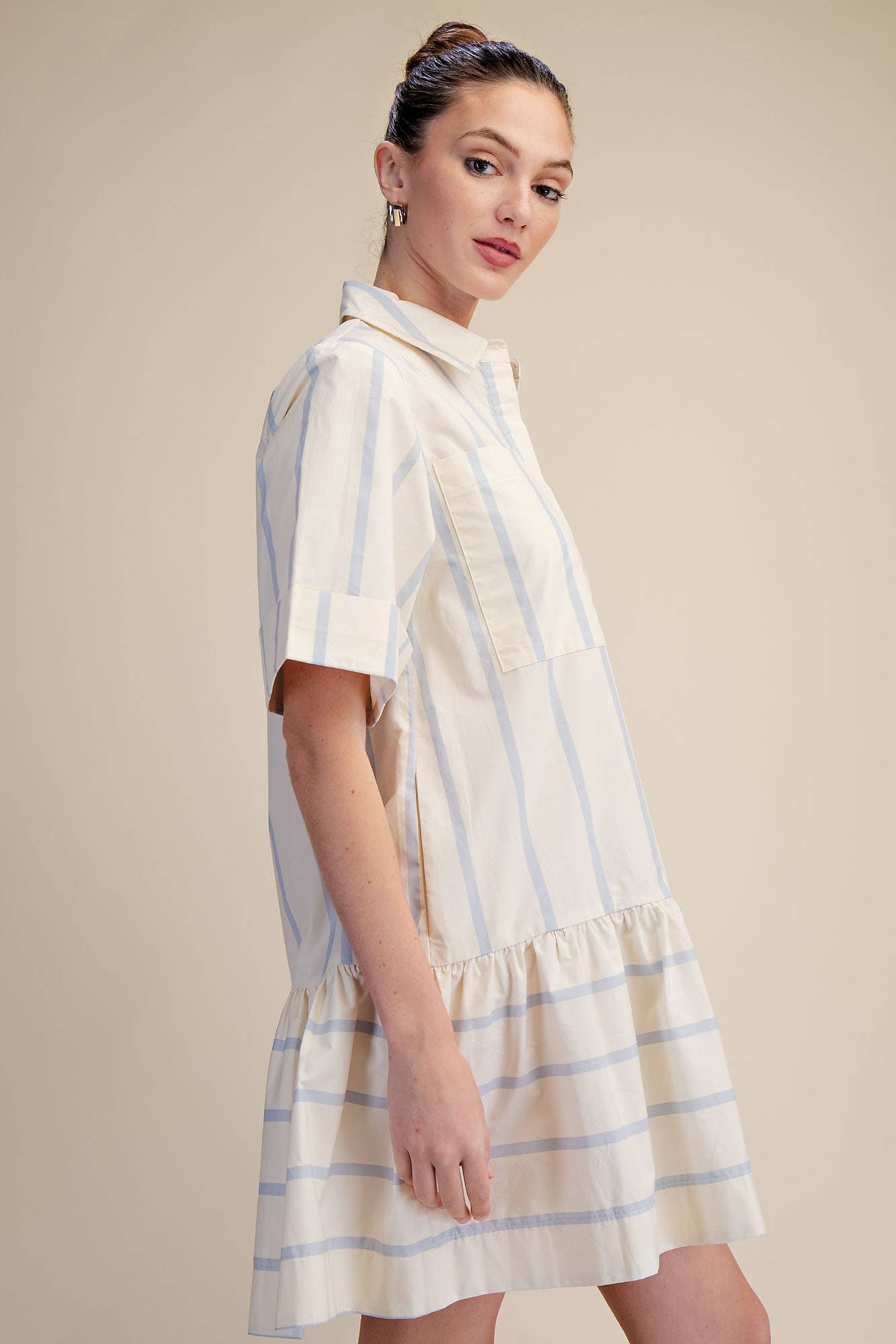 Coastal Chic Stripe Mini Dress