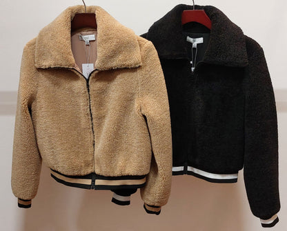 Teddy Chic Bomber Jacket