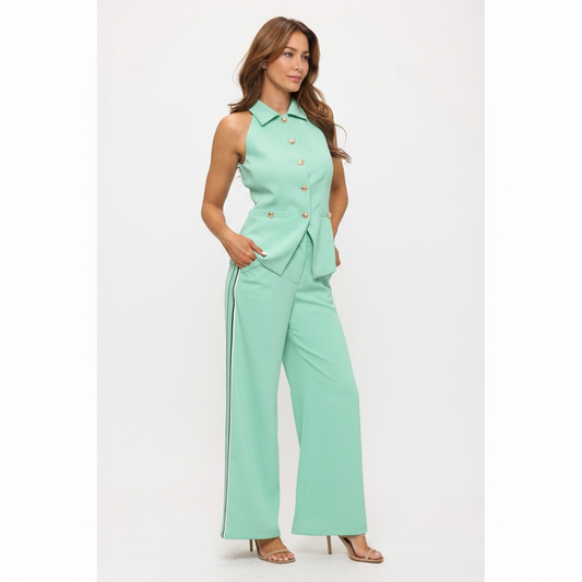 Monaco Luxe Button-Up Vest