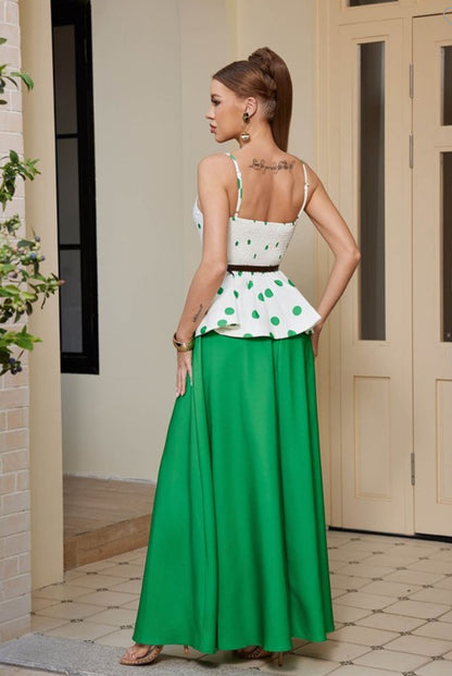 MU Polka Dots Skirt & Top Set