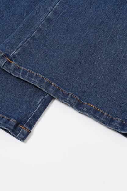 Rodeo Run Denim Long Vest Set