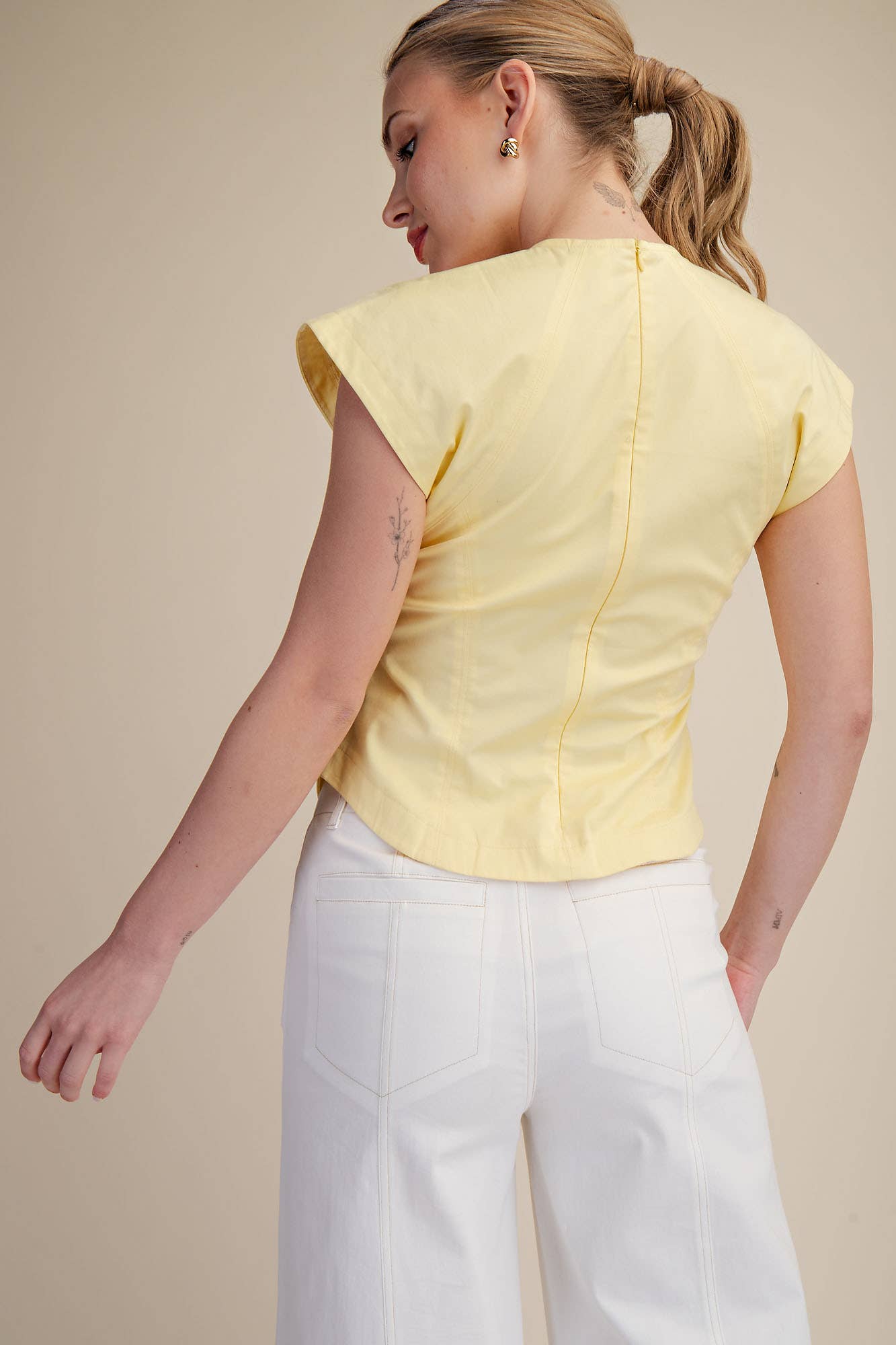 Liora Grace Cap Sleeve Top