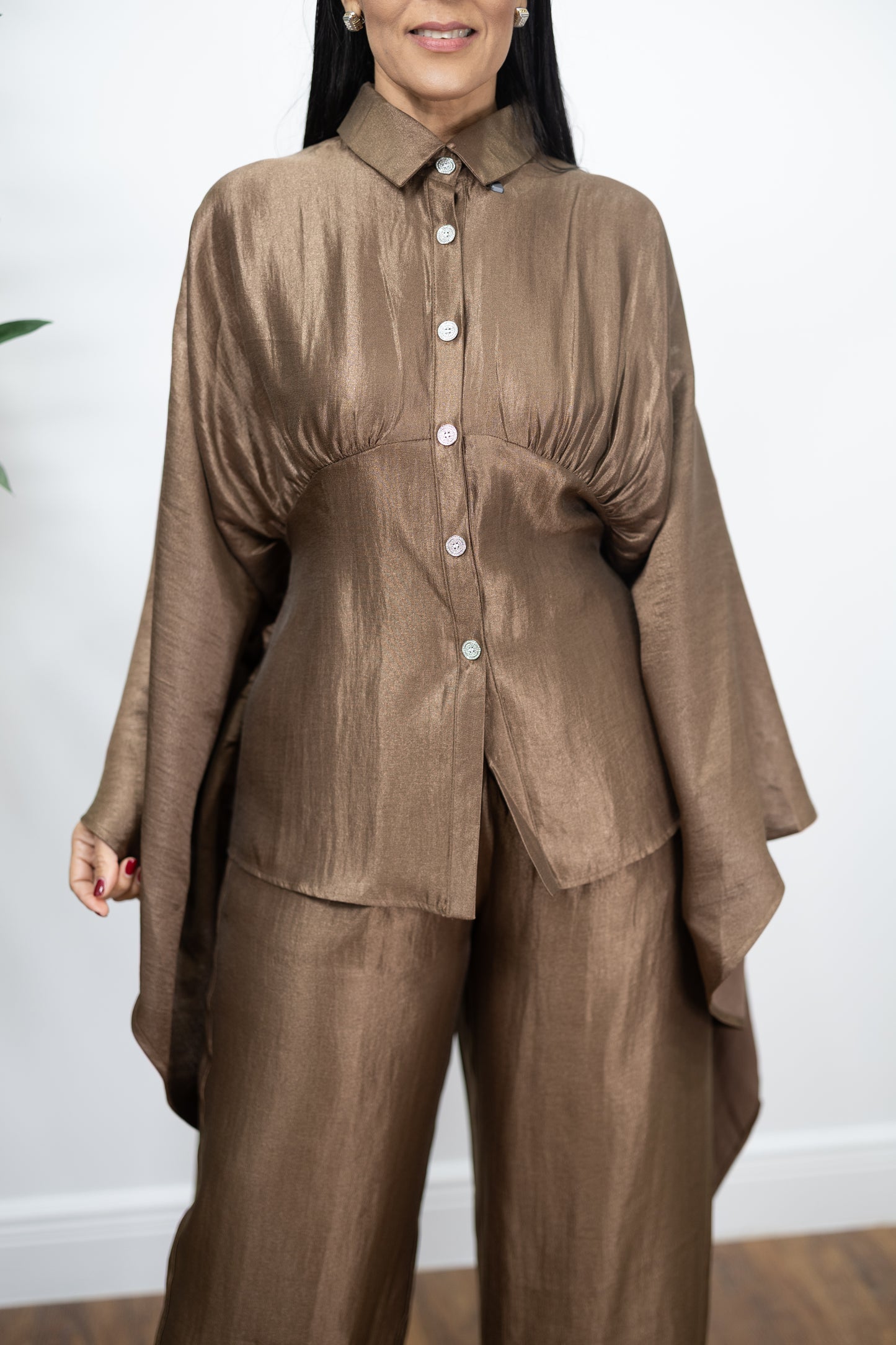 Satin Bronze Flow Set