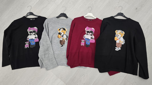 Boy & Girl big Bear Sweater