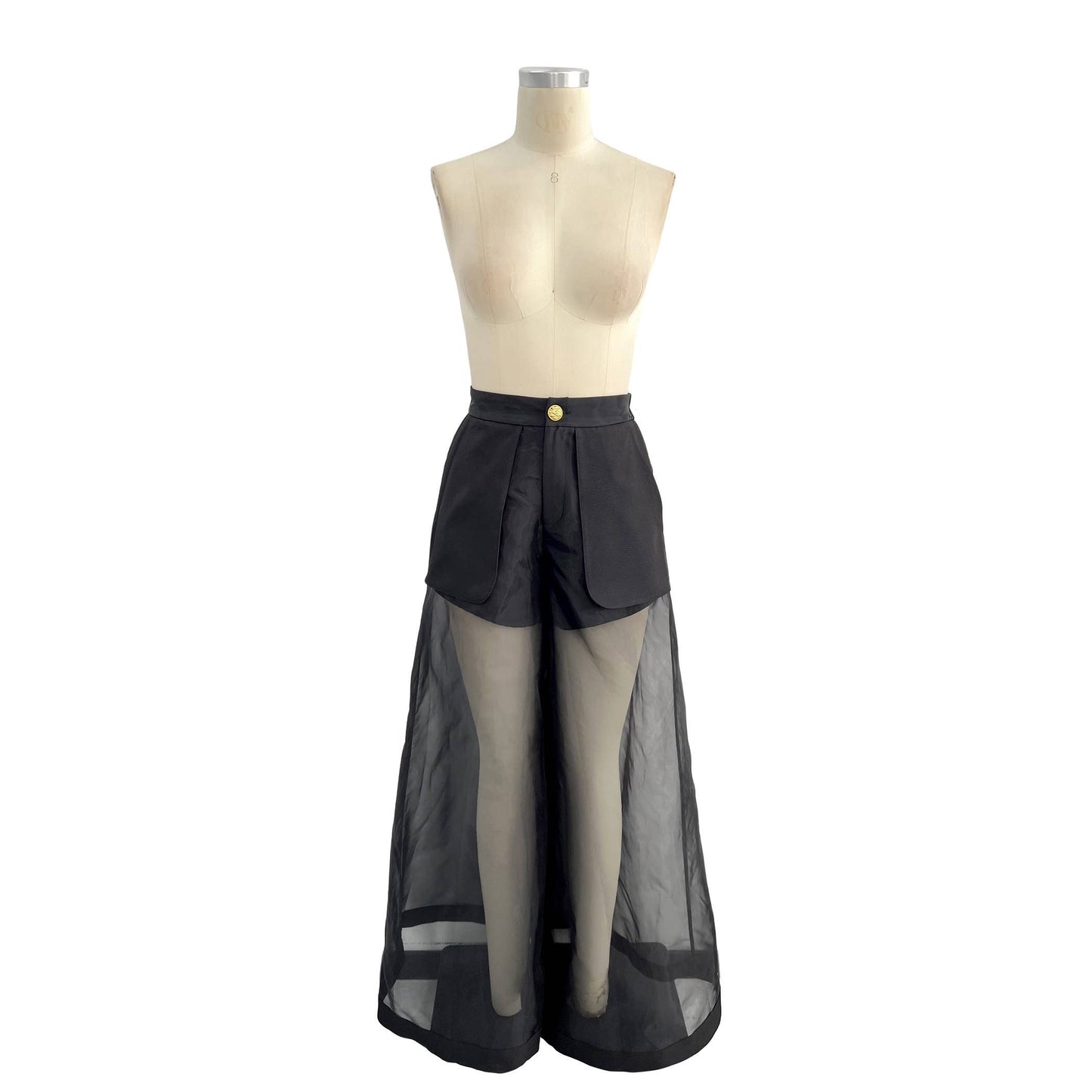 Midnight Illusion Sheer Palazzo Pants
