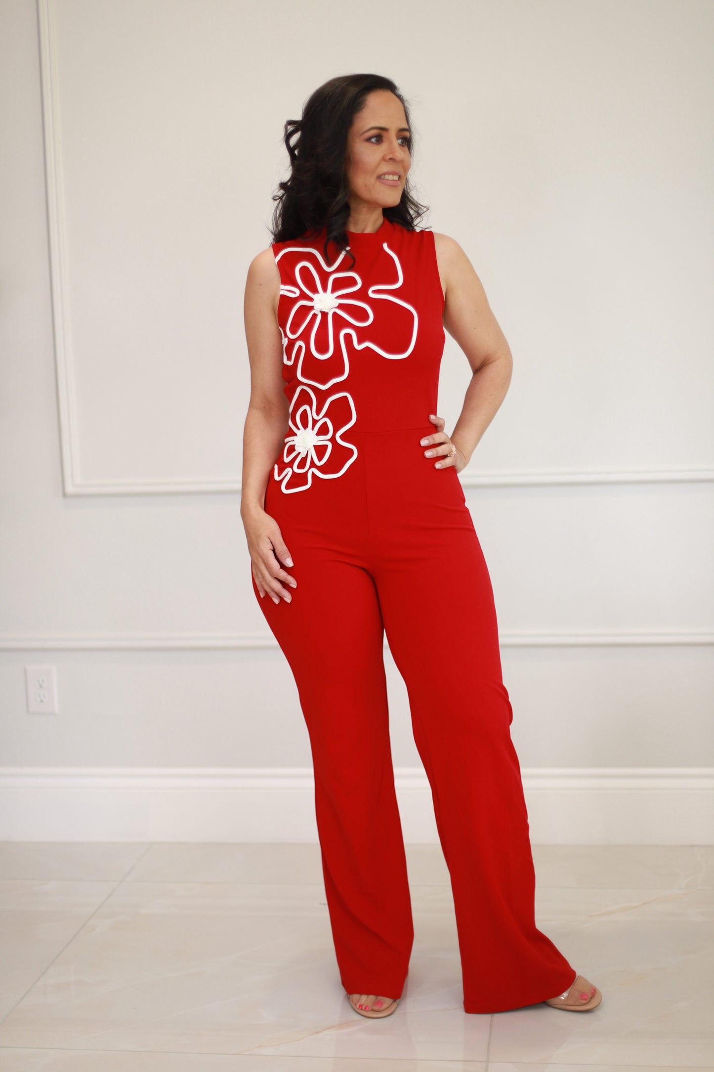 Special flower jumpsuit
