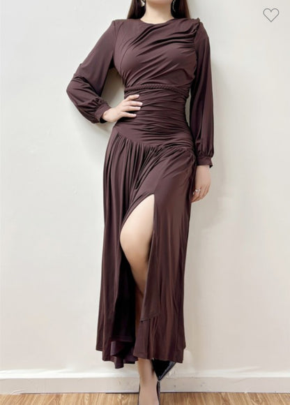 Siren Draped Maxi Dress