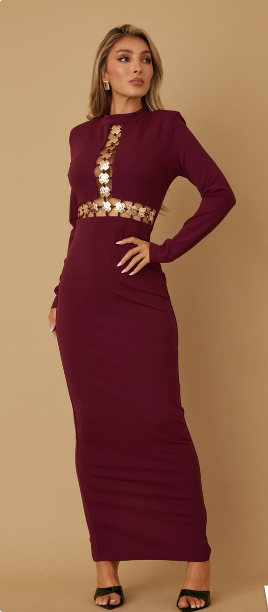 KAT Royal Maxi Dress
