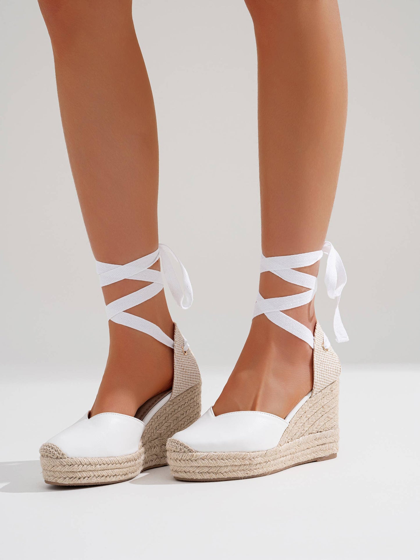 Basic High Wedge Espadrille Sandals